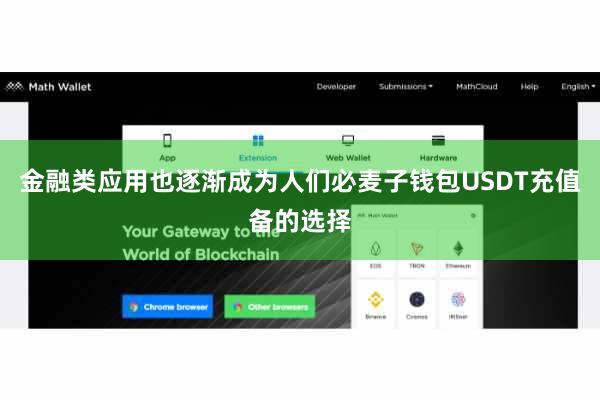 金融类应用也逐渐成为人们必麦子钱包USDT充值备的选择