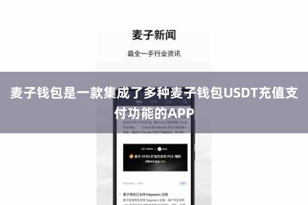 麦子钱包是一款集成了多种麦子钱包USDT充值支付功能的APP