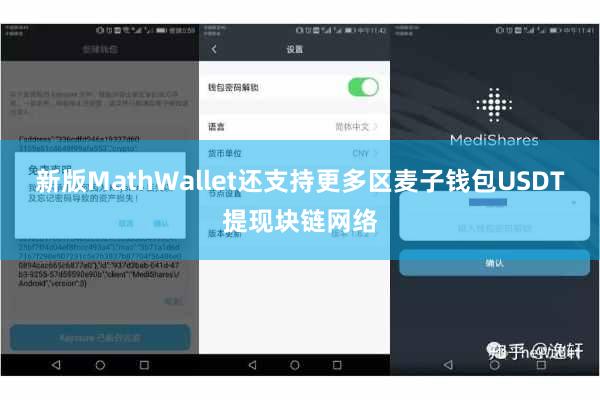 新版MathWallet还支持更多区麦子钱包USDT提现块链网络
